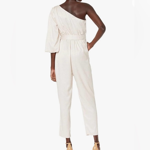 BCBGMaxAzria Pants - BCBGMAXAZRIA Puff Sleeve Jumpsuit Size Small